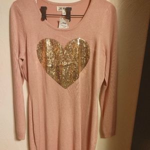 NWT Pink Sweater Dress